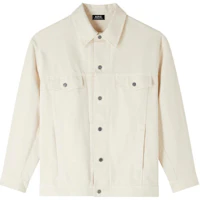 A.P.C. FW24 Loose Fit Long Sleeve Pocket Jacket Natural Men’s COGZVH02913-AAD A.P.C. FW24 Loose Fit Long Sleeve Pocket Jacket Natural Men’s COGZVH02913-AAD