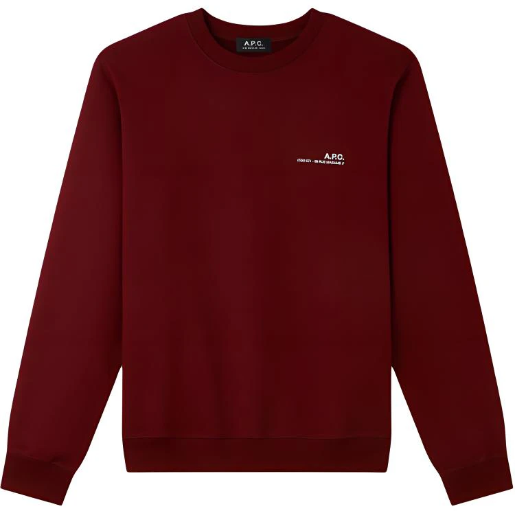a-p-c-fw-24-minimalist-casual-crewneck-sweatshirt-red-brown-coeash-27608-gab
