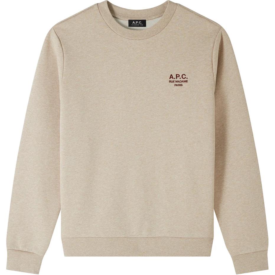 A.P.C. FW24 Oversized Crewneck Sweatshirt Unisex Beige COHBVM27913-TBE