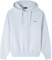 A.P.C. FW24 Oversized Hoodie Light Blue COHBRH27917-TPL A.P.C. FW24 Oversized Hoodie Light Blue COHBRH27917-TPL