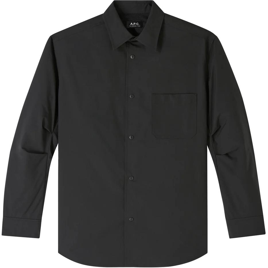 A.P.C. FW24 Plain Loose-Fit Straight Jacket Near Black PSAIYH02950-LZA