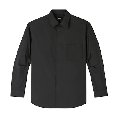 A.P.C. FW24 Plain Loose-Fit Straight Jacket Near Black PSAIYH02950-LZA