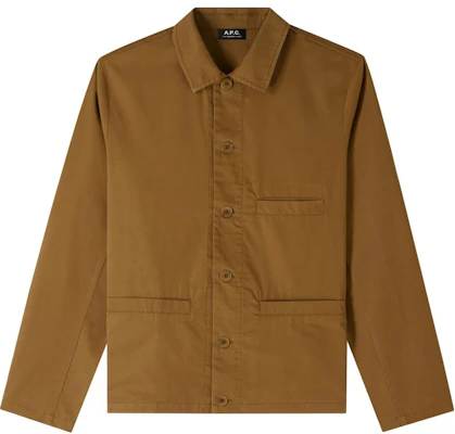 Chaqueta Recta A.P.C. FW24 Hombre Marrón Claro Castaño con Bolsillo Sólido COGZRH02783-CAG Buy Chaqueta Recta A.P.C. FW24 Hombre Marrón Claro Castaño con Bolsillo Sólido COGZRH02783-CAG