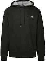 A.P.C. Green Loose-Fit Letter Print Hoodie Long Sleeve Pullover COGAUH27672-PKB A.P.C. Green Loose-Fit Letter Print Hoodie Long Sleeve Pullover COGAUH27672-PKB