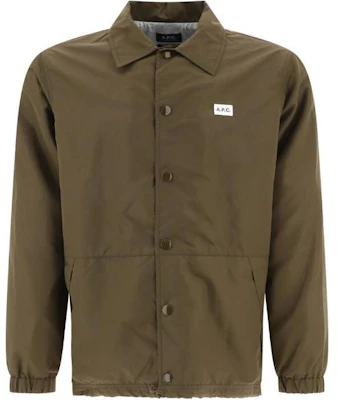 Chaqueta Verde de Botones Manga Larga con Logo Sólido A.P.C. PAAFAH02739-JAA Buy Chaqueta Verde de Botones Manga Larga con Logo Sólido A.P.C. PAAFAH02739-JAA
