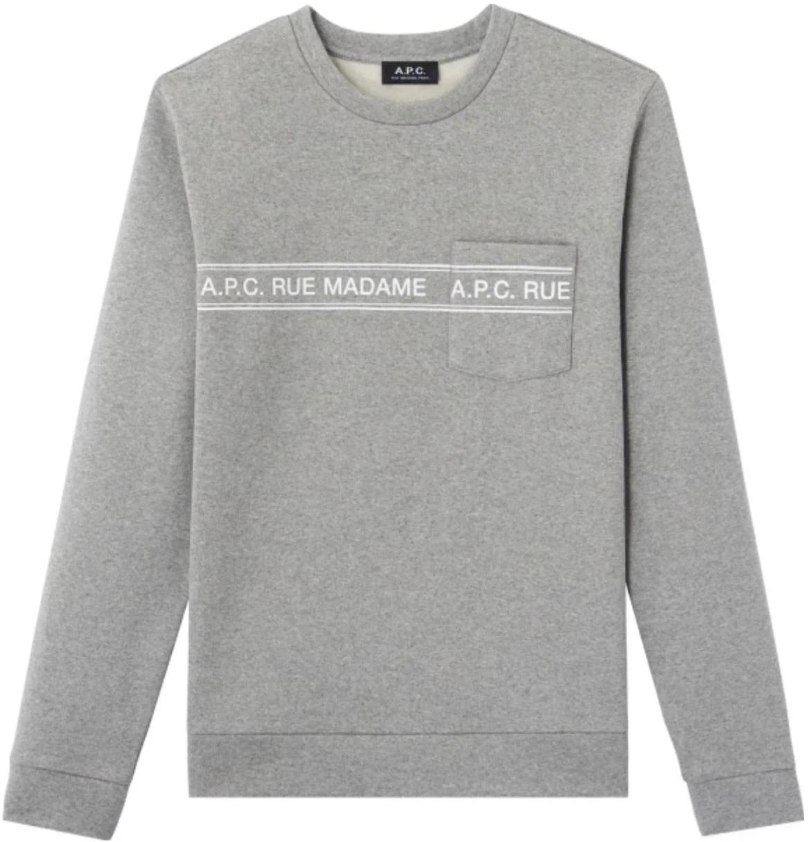 a-p-c-grey-letter-print-crewneck-pullover-sweatshirt-codem-h27550-pla