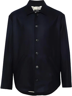 A.P.C. Jaket Lengan Panjang Fleece Herringbone Navy Blue WOAPLH02893-IAK Buy A.P.C. Jaket Lengan Panjang Fleece Herringbone Navy Blue WOAPLH02893-IAK
