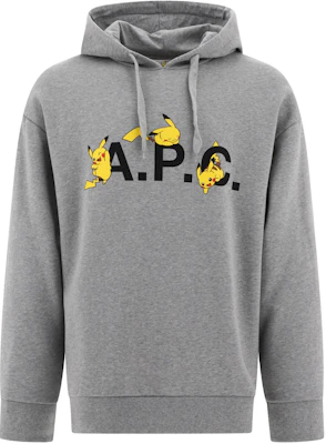 A.P.C. Hoodie Kartun Huruf Kelabu Lengan Panjang Pullover COGVFH27858-PLB Buy A.P.C. Hoodie Kartun Huruf Kelabu Lengan Panjang Pullover COGVFH27858-PLB