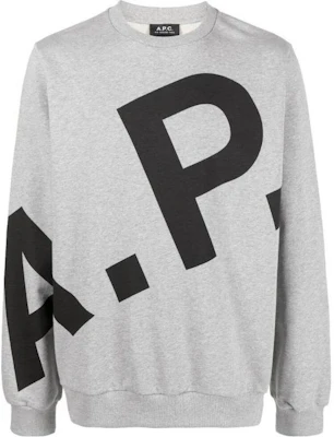 Sudadera Unisex Gris con Logo A.P.C. estampado. COFBQM27817-PLB Buy Sudadera Unisex Gris con Logo A.P.C. estampado. COFBQM27817-PLB