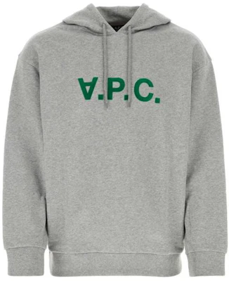 A.P.C. Logo Cetak Hoodie Tali Serut Kelabu COFDXH27833-PLB Buy A.P.C. Logo Cetak Hoodie Tali Serut Kelabu COFDXH27833-PLB