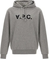 A.P.C. Logo Print Pullover Hoodie Men’s Dark Gray COHBNM27908-TPI A.P.C. Logo Print Pullover Hoodie Men’s Dark Gray COHBNM27908-TPI