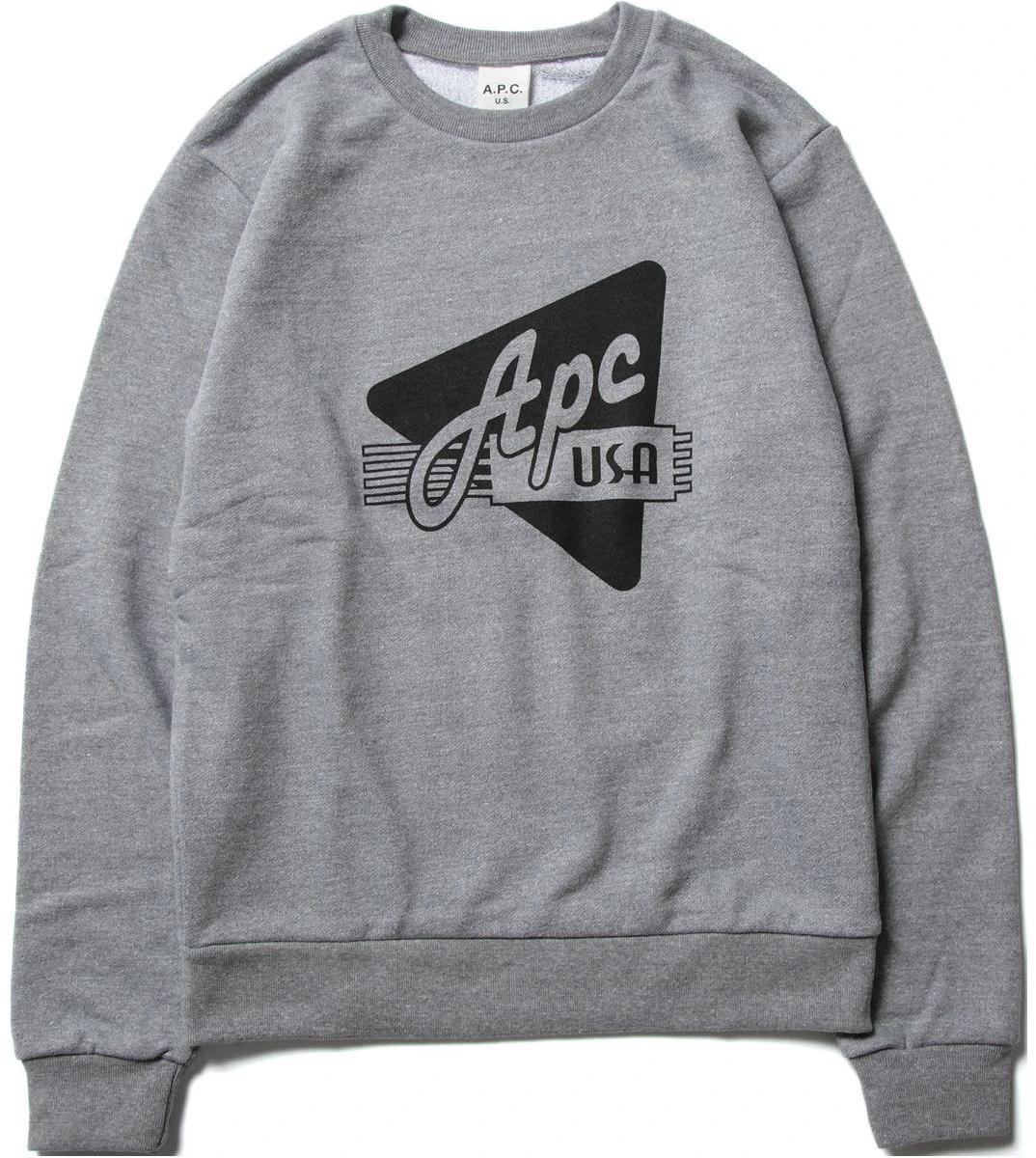 a-p-c-logo-print-ribbed-long-sleeve-sweatshirt-light-gray-codczh-27536