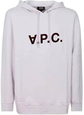 A.P.C. ロゴプリント ラベンダーフーディー 長袖パーカー COFDXH27833-HAD Buy A.P.C. ロゴプリント ラベンダーフーディー 長袖パーカー COFDXH27833-HAD