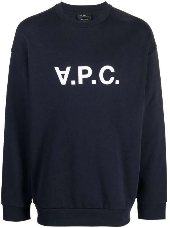 a-p-c-navy-blue-crewneck-sweatshirt-with-letter-logo-print-cofdxh-27836-iak