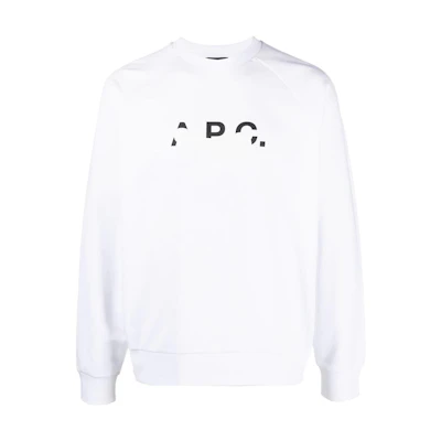 A.P.C. Pullover Sweatshirt with Logo Print Crewneck Design COFAXH27736-AAB