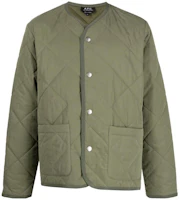 A.P.C. Single-Breasted Solid V-Neck Jacket H02767COETZ A.P.C. Single-Breasted Solid V-Neck Jacket H02767COETZ