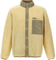A.P.C. Single-Breasted Stand Collar Yellow Jacket WVBCAM02855-DAB A.P.C. Single-Breasted Stand Collar Yellow Jacket WVBCAM02855-DAB