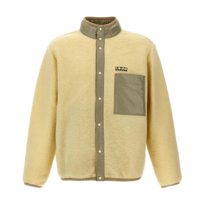 A.P.C. Single-Breasted Stand Collar Yellow Jacket WVBCAM02855-DAB