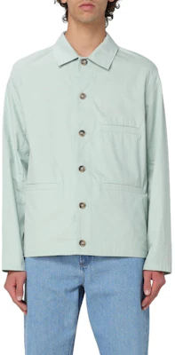 A.P.C. Jaket Hijau Slim-Fit Lengan Panjang Butang Depan COGXSH02966-KAB Buy A.P.C. Jaket Hijau Slim-Fit Lengan Panjang Butang Depan COGXSH02966-KAB