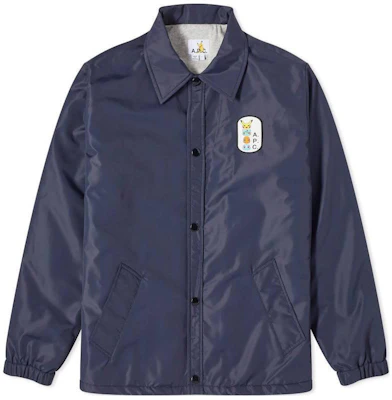 A.P.C. Jaket Navy Blue Slim Fit Single-Breasted untuk Lelaki PAAFAM02896-IAJ Buy A.P.C. Jaket Navy Blue Slim Fit Single-Breasted untuk Lelaki PAAFAM02896-IAJ