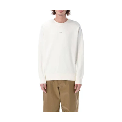 A.P.C. Solid Color Crewneck Pullover Long Sleeve Sweatshirt Men H27621COEIP-AAB