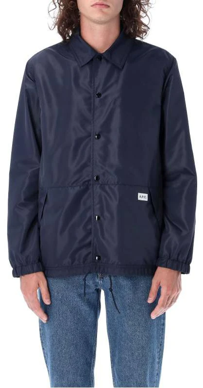 a-p-c-solid-navy-blue-single-breasted-collar-jacket-h02739-paafaiaj