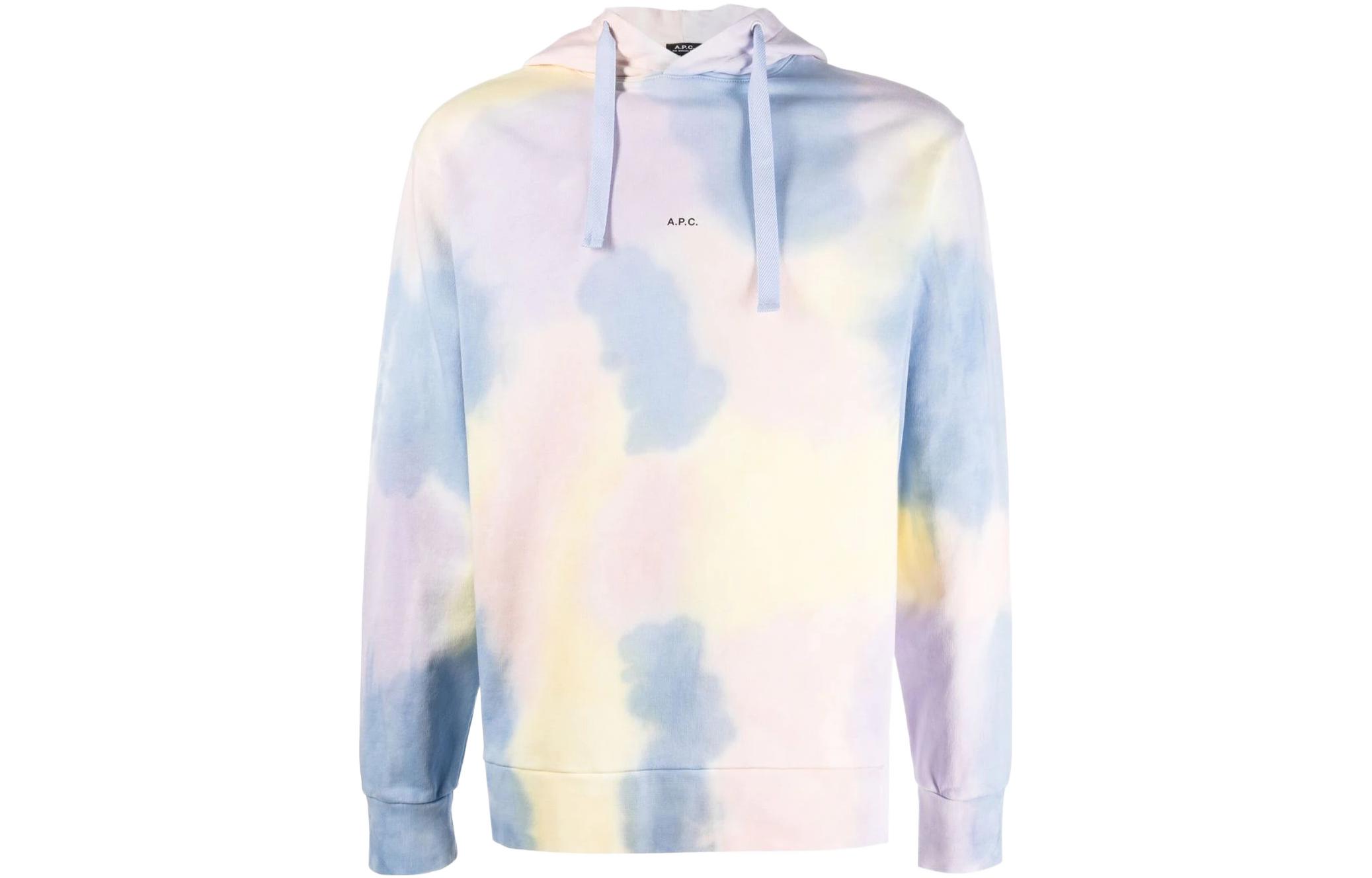 A.P.C. SS22 Colorblock Hoodie Men Multicolor H27703COEWP-SAA