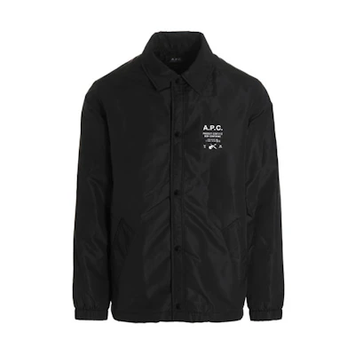 A.P.C. SS22 Long Sleeve Casual Jacket Black PAAESH02705LZZ