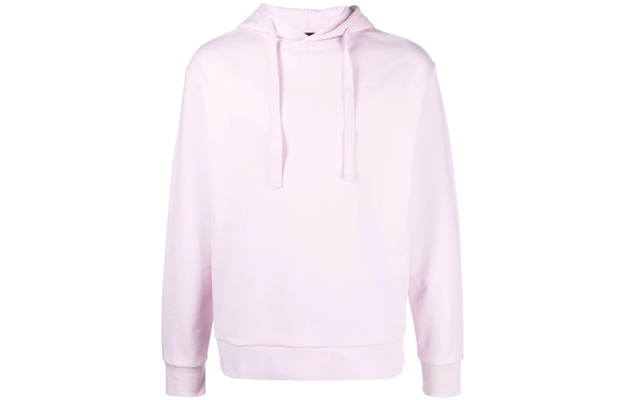 A.P.C. SS22 White Solid Color Long Sleeve Casual Hoodie COEIPH27622-FAB