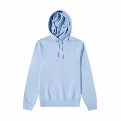 A.P.C. SS23 Blue Letter Print Pullover Hoodie COGCDH27672-IAA
