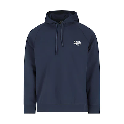 A.P.C. SS23 Blue Pullover Logo Print Long Sleeve Sweatshirt COEZDH27821IAJ