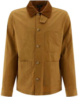 A.P.C. SS23 Casual Light Brown Long Sleeve Collared Jacket COERCH02841CAB A.P.C. SS23 Casual Light Brown Long Sleeve Collared Jacket COERCH02841CAB