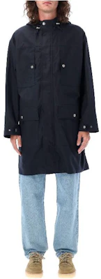A.P.C. SS23 Jaket Kasual Bertudung Biru Navy Panjang Sederhana H30193COERC-IAK Buy A.P.C. SS23 Jaket Kasual Bertudung Biru Navy Panjang Sederhana H30193COERC-IAK