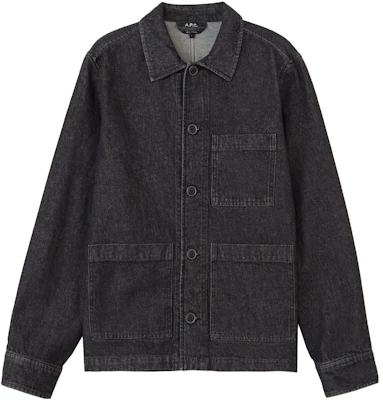 Chaqueta de Denim Negra Abotonada A.P.C. SS23 COEROH02609-LZE Buy Chaqueta de Denim Negra Abotonada A.P.C. SS23 COEROH02609-LZE