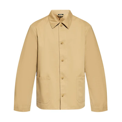 A.P.C. SS24 Beige Single-Breasted Loose-Fit Long-Sleeve Jacket COGEWH03205-BEIGE