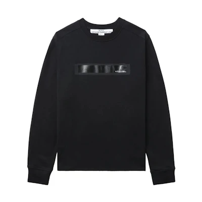 A.P.C. SS24 Logo Print Comfort Knit Crewneck Sweatshirt Black () COGYLH27894-BLACK