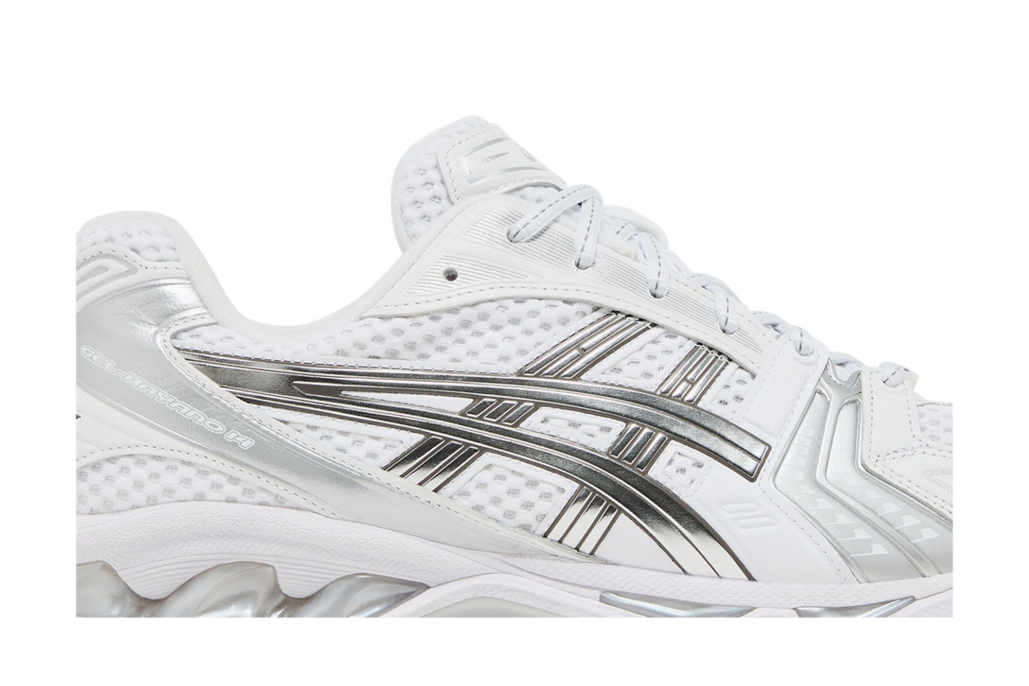 Lookbook ASICS Gel-Kayano 14 A.P.C. Putih Perak Murni 1203A727-100