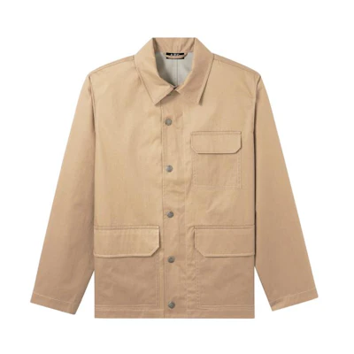 A.P.C. Yellow-Brown Multi-Pocket Button-Up Collar Jacket COETYH02723-BAA