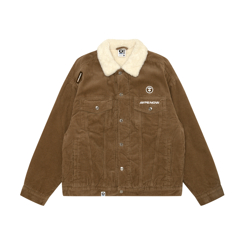 Aape  Beige Button-Up Collar Comfort Jacket AAPJKM7660XXN
