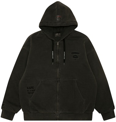 AAPE 黑色字母印花长袖连帽卫衣. AAPSWMA397MXL Order AAPE 黑色字母印花长袖连帽卫衣. AAPSWMA397MXL