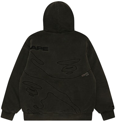 AAPE 黑色字母印花长袖连帽卫衣. AAPSWMA397MXL Lookbook AAPE 黑色字母印花长袖连帽卫衣. AAPSWMA397MXL