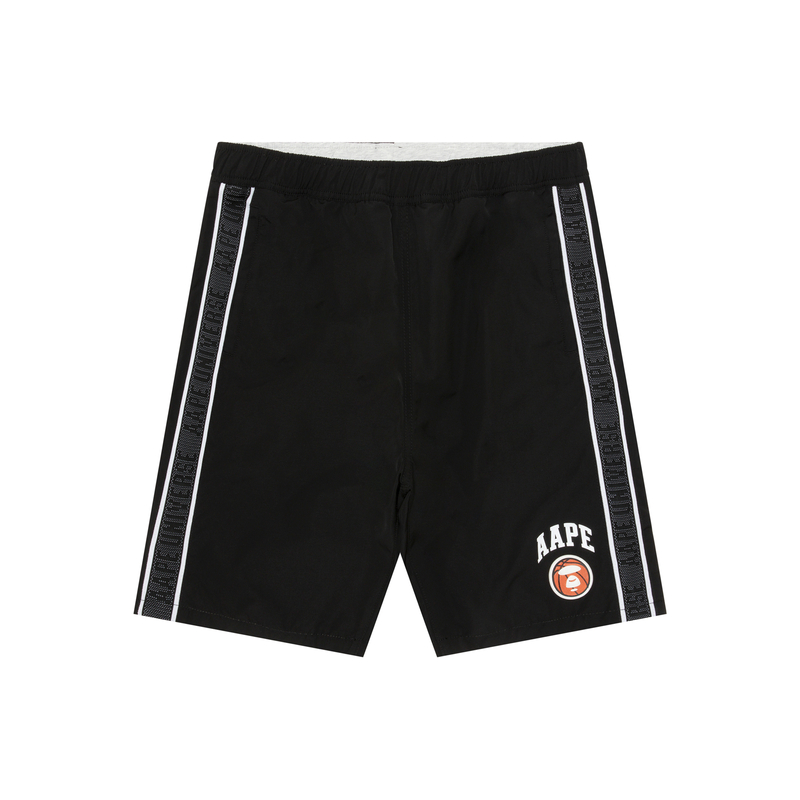Aape  Black Reversible Basketball-Inspired Relaxed Shorts BKX. AAPSPMA685XAM