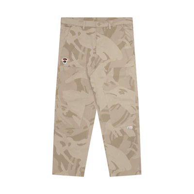 AAPE Camo Letter Graphic Zipper Casual Pants. AAPPTMA630XXL