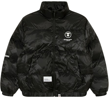 Aape 카모 푸퍼 재킷 - 에이프 로고 & 레터 프린트. AAPDNM7595XXL Details for Aape 카모 푸퍼 재킷 - 에이프 로고 & 레터 프린트. AAPDNM7595XXL