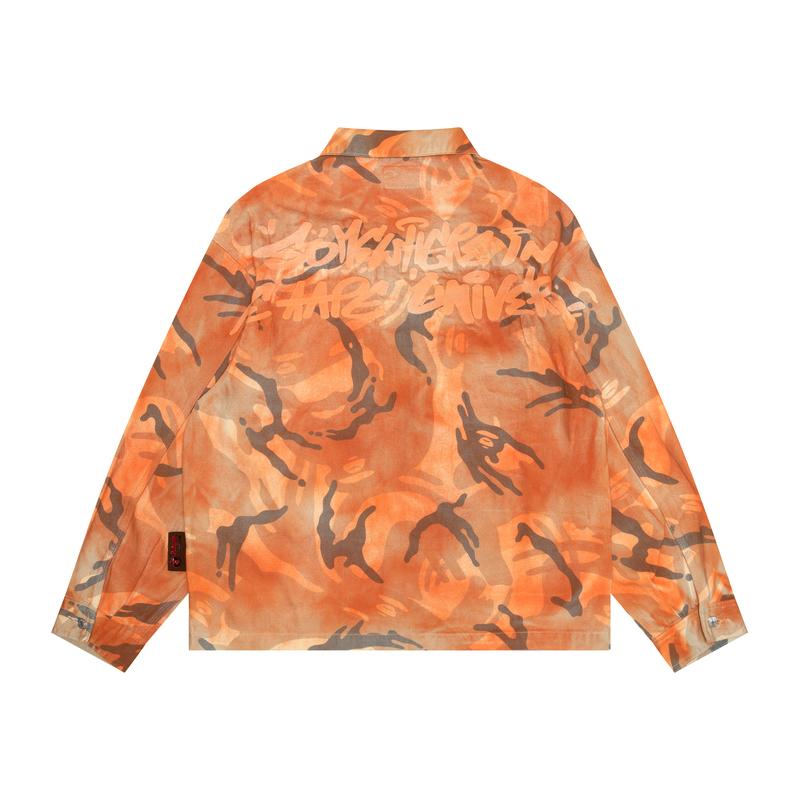 Lookbook AAPE 카모플라주 집업 재킷 라이트 베이지. AAPLJM7644XAM