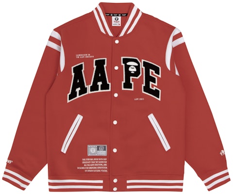 아페 캐주얼 레터 프린트 자수 야구 재킷. AAPSWM3981XXJ Order 아페 캐주얼 레터 프린트 자수 야구 재킷. AAPSWM3981XXJ