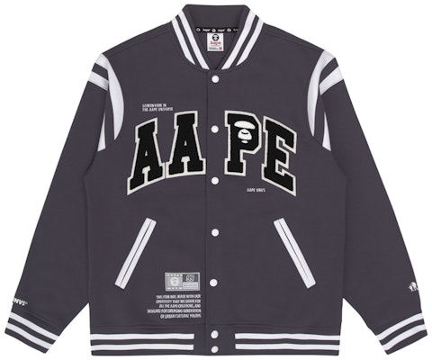 아페 캐주얼 레터 프린트 자수 야구 재킷. AAPSWM3981XXJ Details for 아페 캐주얼 레터 프린트 자수 야구 재킷. AAPSWM3981XXJ