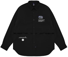 Aape Casual Long Sleeve Shirt with Letter Print and Small Logo. AAPSTM8441XXK Aape Casual Long Sleeve Shirt with Letter Print and Small Logo. AAPSTM8441XXK