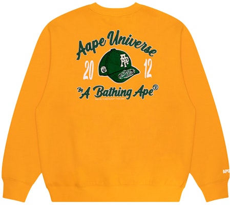 에이프 로고 자수 패치 디자인 크루넥 스웻셔츠. AAPSWMA353XXL Purchase 에이프 로고 자수 패치 디자인 크루넥 스웻셔츠. AAPSWMA353XXL