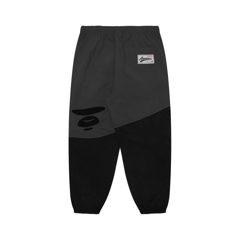 Lookbook 에이프 자수 로고 밴딩 조거 캐주얼 팬츠. AAPPTMA680XXM